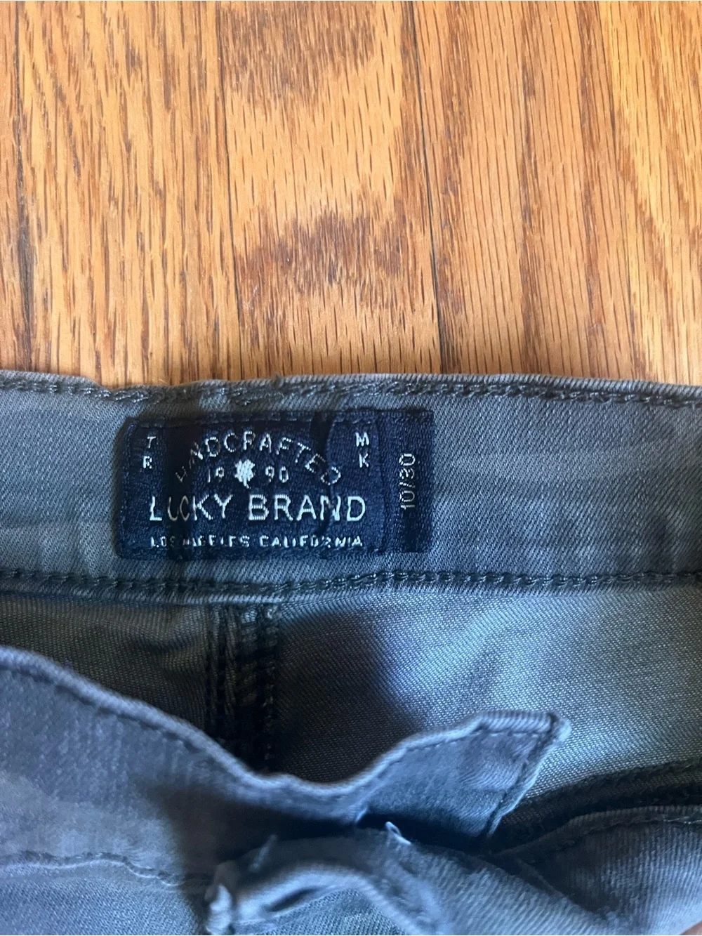 Lucky Brand Brooke Legging Jean in Olive Camo